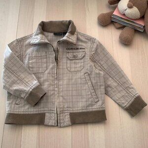 Calvin Klein Jeans Plaid Lightweight Jacket 2T